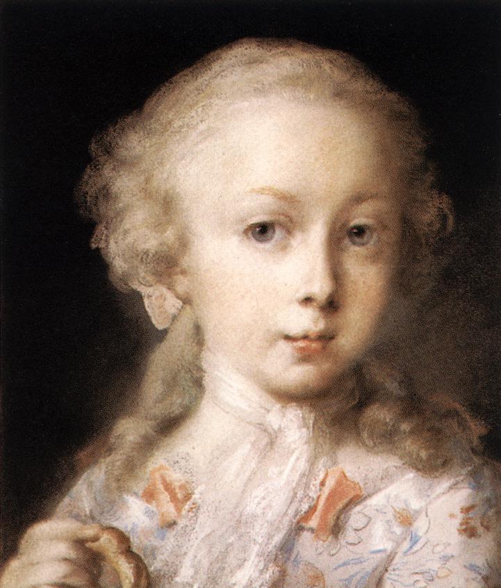 Young Lady of the Leblond Family by Rosalba Carriera 1675-1757