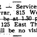 1961-02-23 Thursday Williamsport Sun Gazette p29 Mabel Harrar Death