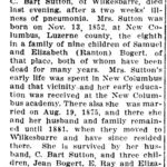 Almira Alice Bogert, Pittston Gazette, Wed Dec 26, 1906, p8